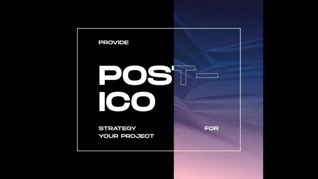 Develop post-ICO strategy